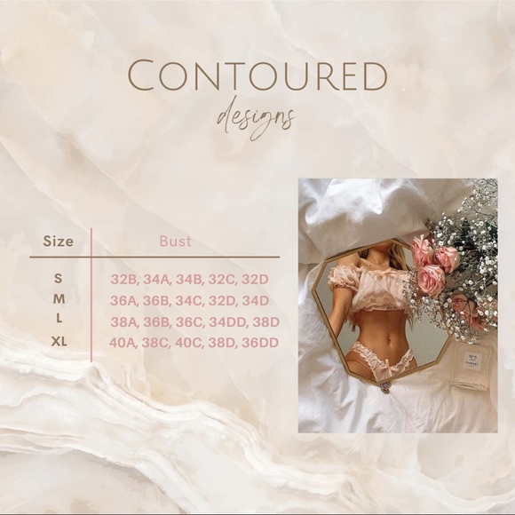 Lingerie Set - Burgundy - Picture 3 of 8